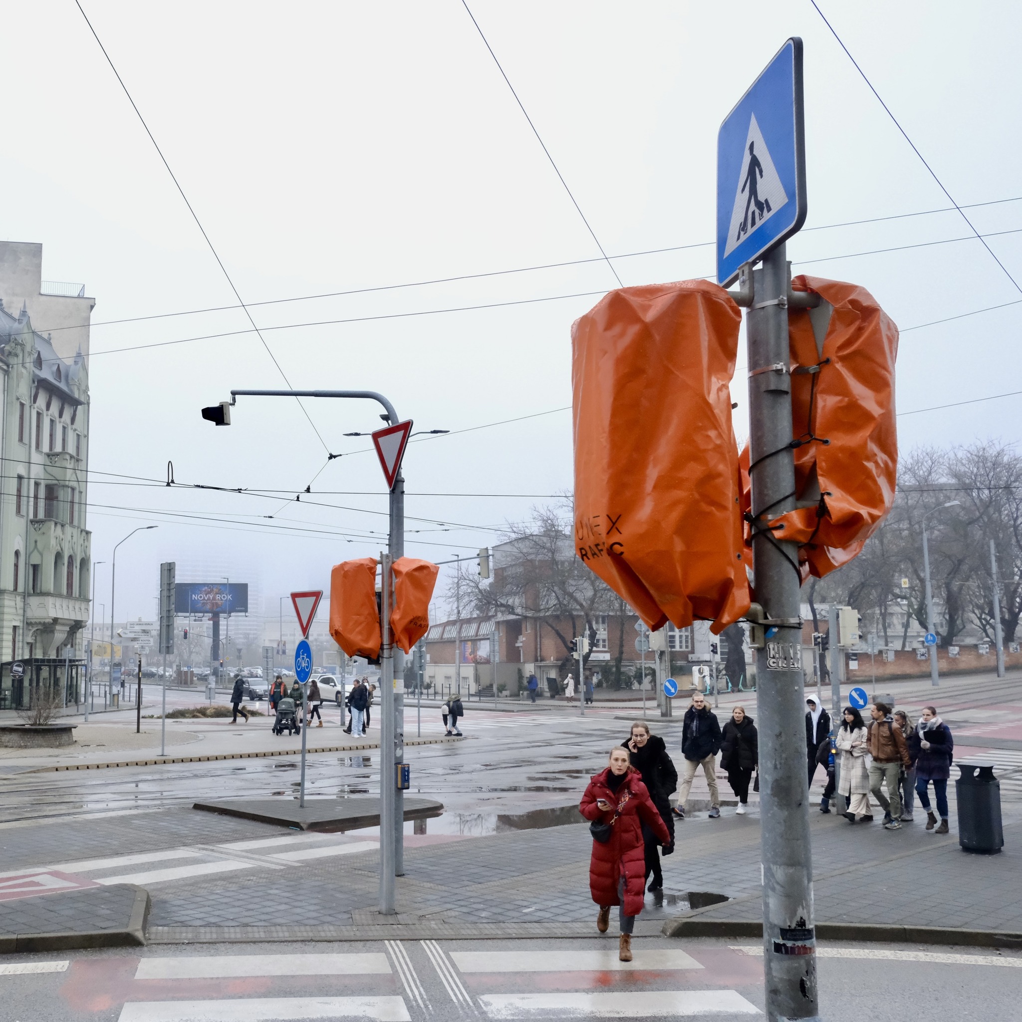 Nové semafory na križovatke Šafárikovo námestie 