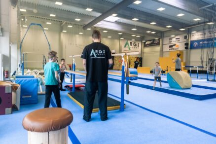 Moderné voľnočasové centrum Antracit Spot: gymnasticko-športové centrum Argi Academy