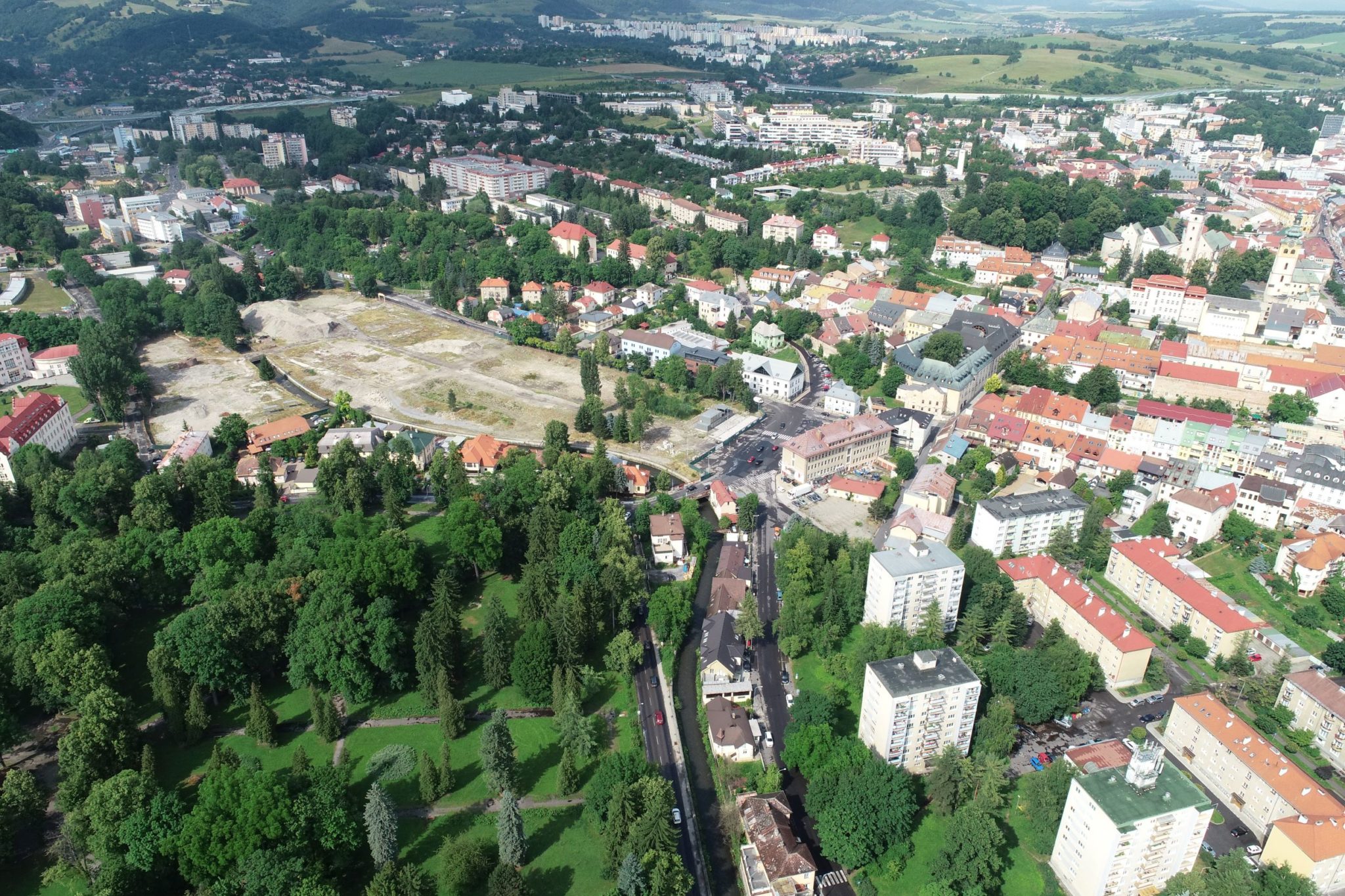 Areál Slovenky v Banskej Bystrici.