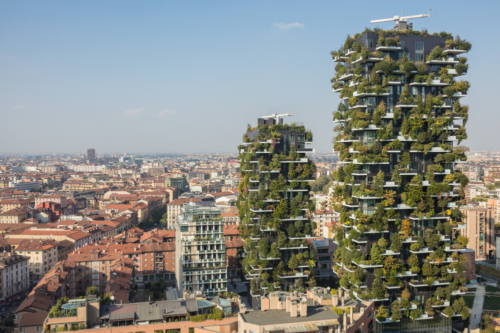 Bosco Verticale v Miláne z dielne  Stefano Boeri Architetti.