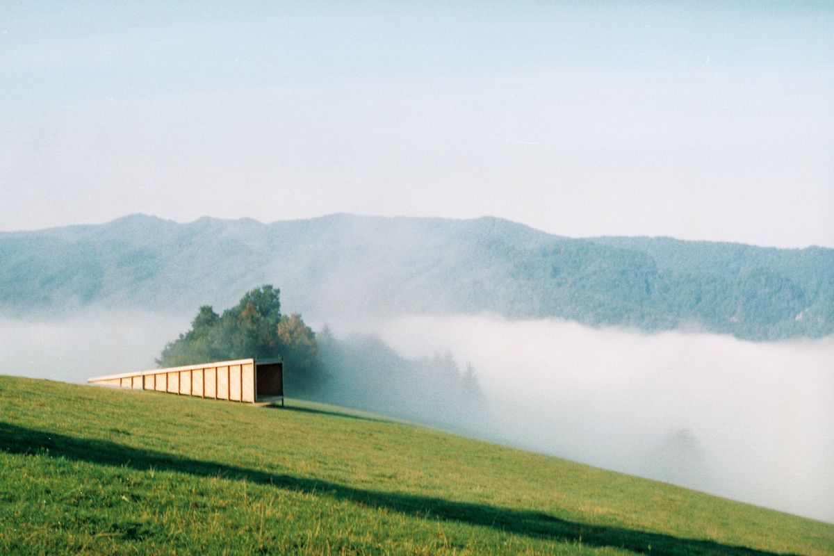 Zraková pyramída, Súľov Hradná. Návrh: Juraj Gábor. Autor: Michal Pulman.