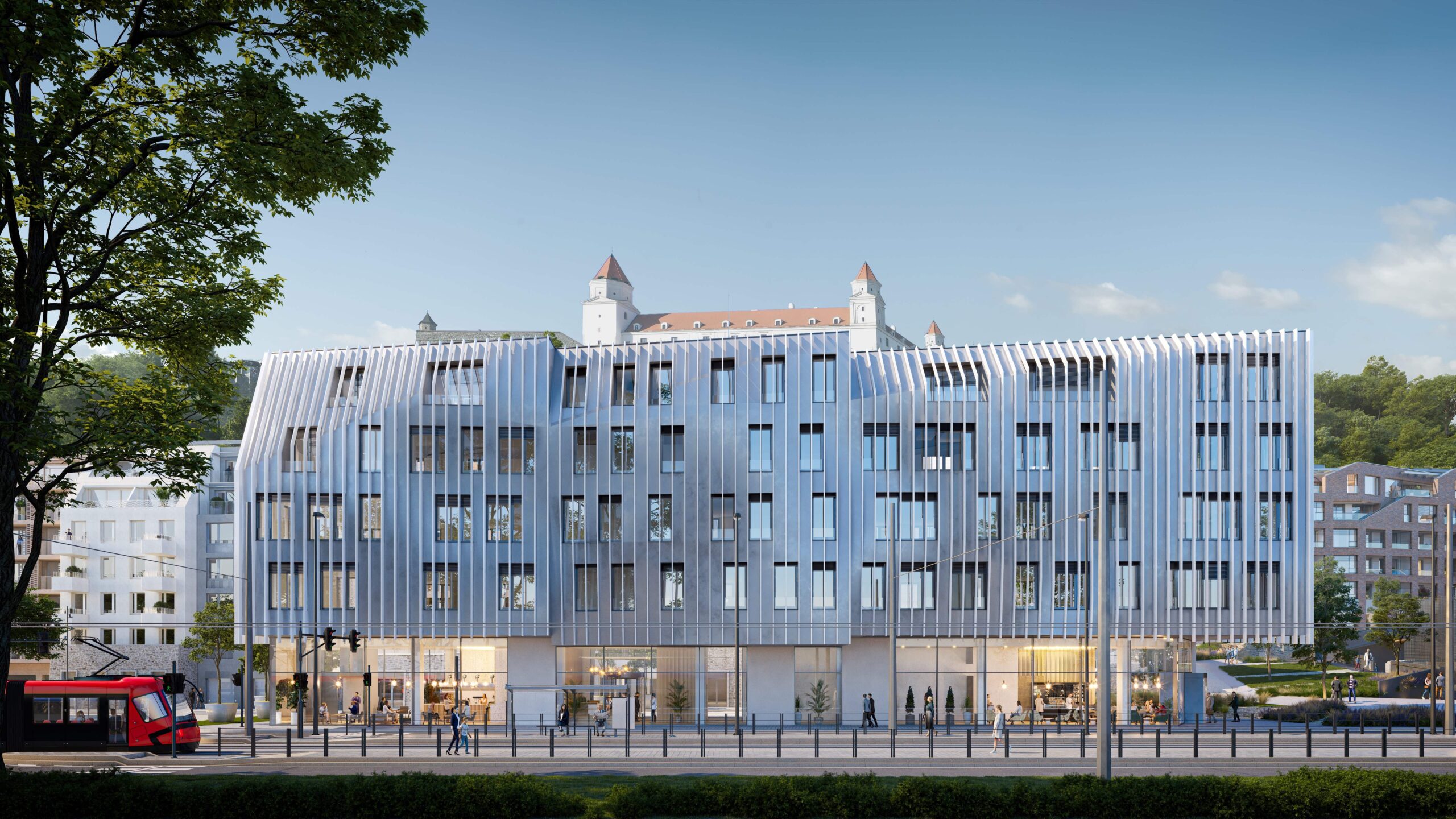 Vizualizácia projektu Vydrica Offices.
