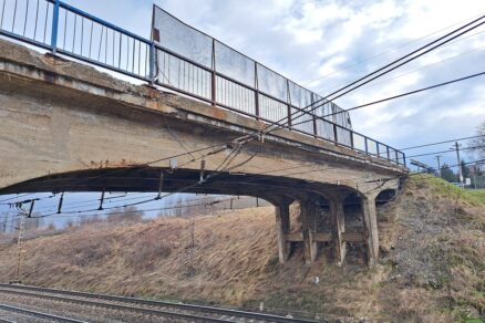 SR Štrba doprava most PSK obnova železnica POX Rekonštrukcia mosta č. M6579 (3060-003) most cez ŽSR v úseku trate Svit - Štrba