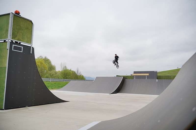 Zrekonštruovaný skatepark v Žiline. 