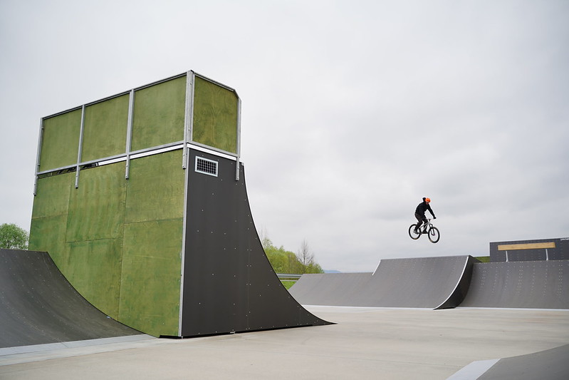 Zrekonštruovaný skatepark v Žiline.