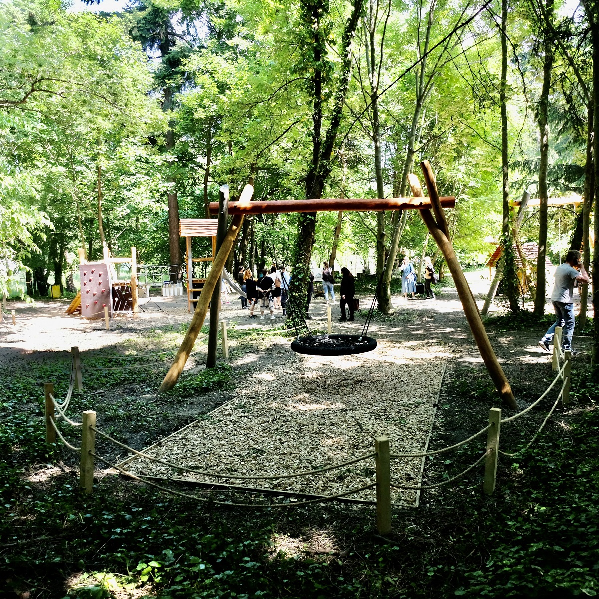 V Prüger-Wallnerovej záhrade pribudlo detské ihrisko a prešlo rekonštrukciou v roku 2020 - 2021