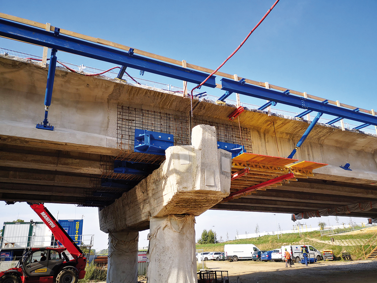 Príprava kotevných blokov externého predpätia