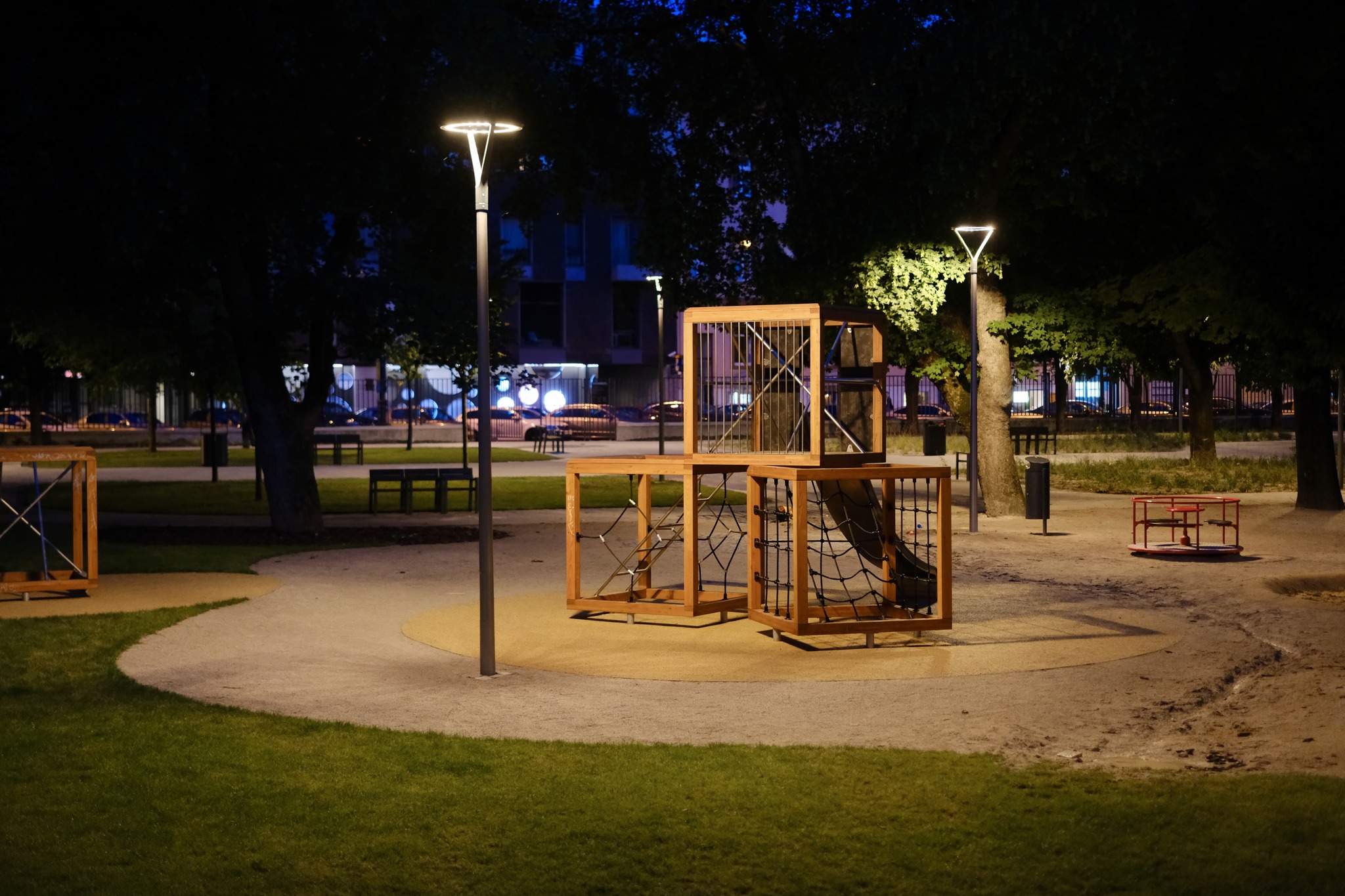 Podoba parku na Dunajskej v Starom Meste po rekonštrukcii