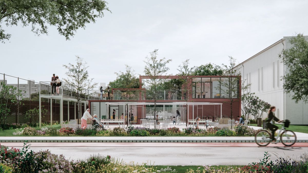 Komunitná klubovňa Pyžamo. Architekti: Atelier Traum, Oliver Hacaj, Marek Malček 