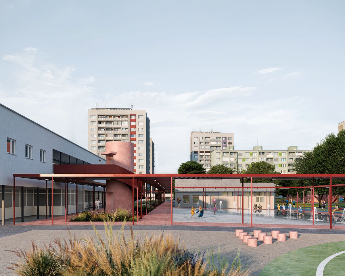 Revitalizácia Obytného súboru gen. Goliana. Architekti: PLURAL, Martin Jančok, Michal Janák, Maroš Kostelanský, Zuzana Kovaľová, Ján Augustín