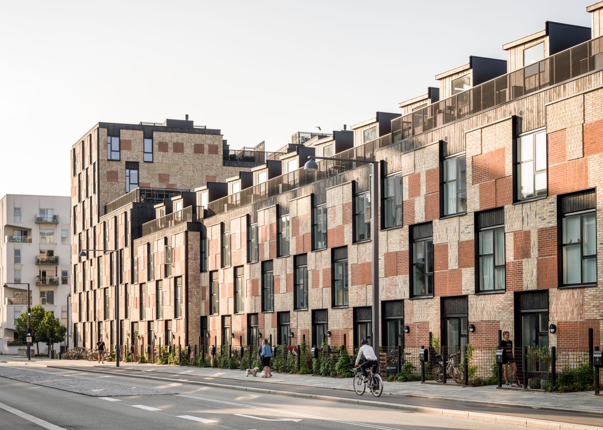 Bytový komplex Resource Rows sa nachádza v rozvíjajúcej sa oblasti Ørestad Syd na okraji Kodane.