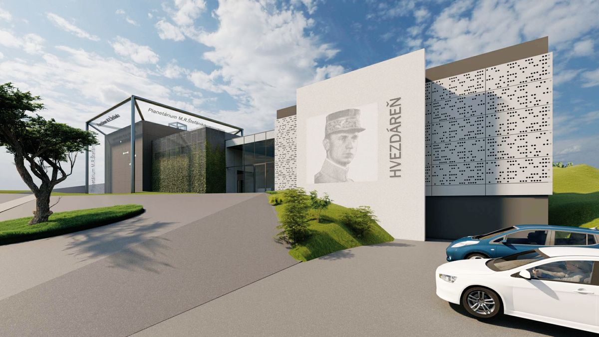 Návrh modernizácie Hvezdárne a planetária M. R. Štefánika v Hlohovci.
