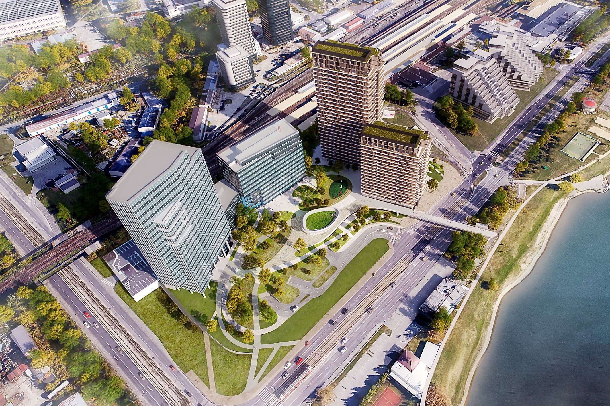 Vizualizácia projektu Lakeside Park 03