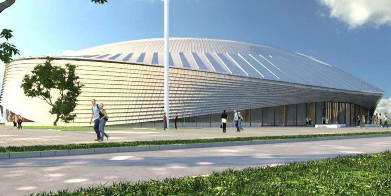 Vizualizácia multišportovej haly Olympijská aréna v Šamoríne