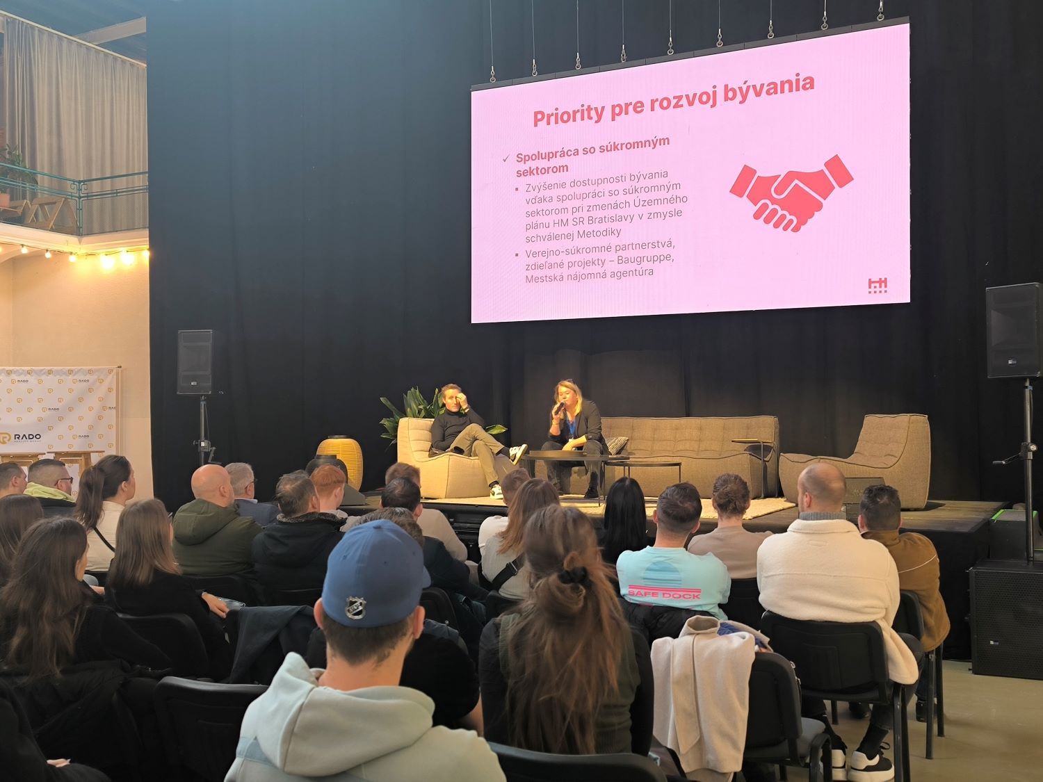 Viceprimátorka Lenka Antalová Plavuchová na konferencii Reality Expo v Bratislave.