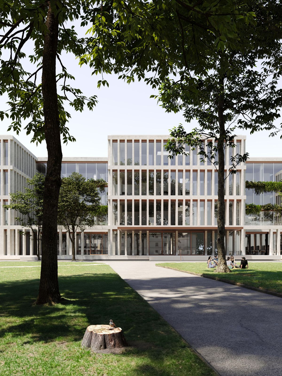 Vizualizácia výstavby úplne novej administratívnej budovy Úradu vlády SR od architekta Milana Kiačeka