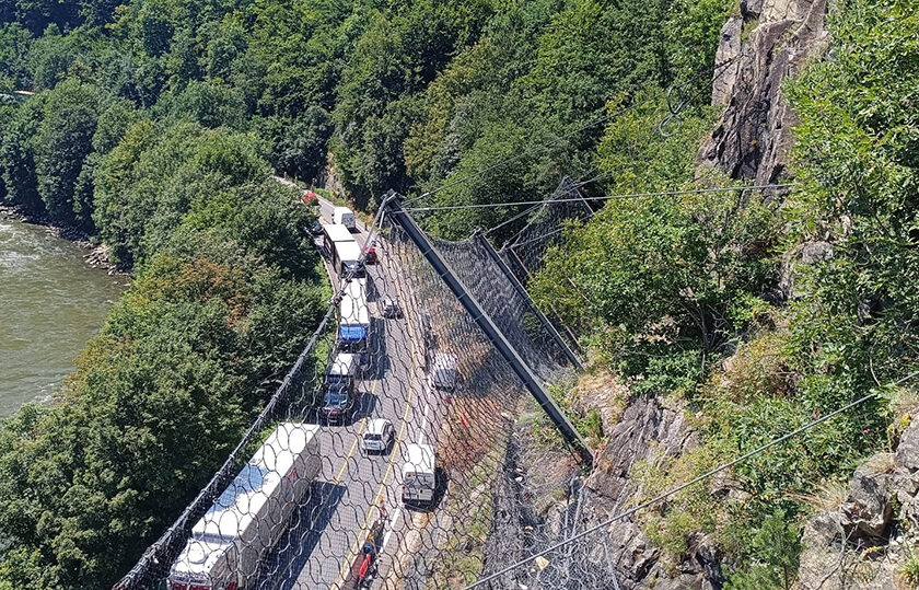 Strečno, zóna I – vysokoenergetická dynamická bariéra RB 2000 s výškou 7,0 m