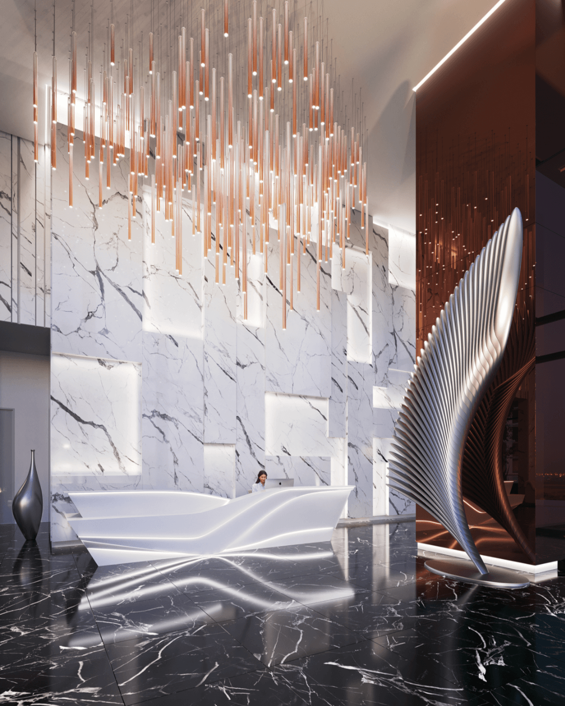 Portum Towers - lobby