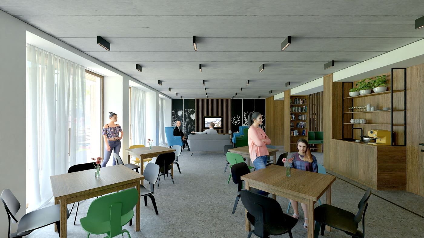 Spoločné priestory v Dennom stacionári v Ružomberku