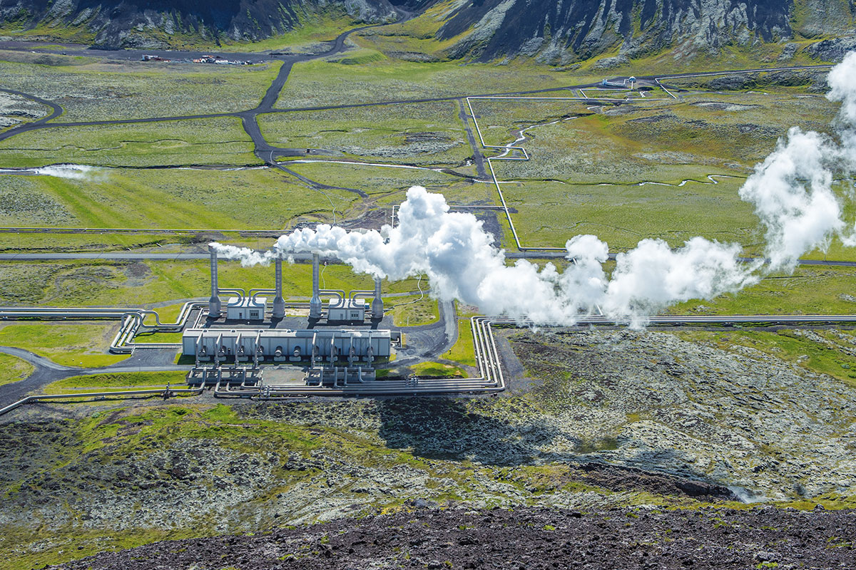 Island patrí medzi lídrov vo využívaní geotermálnej energie. 