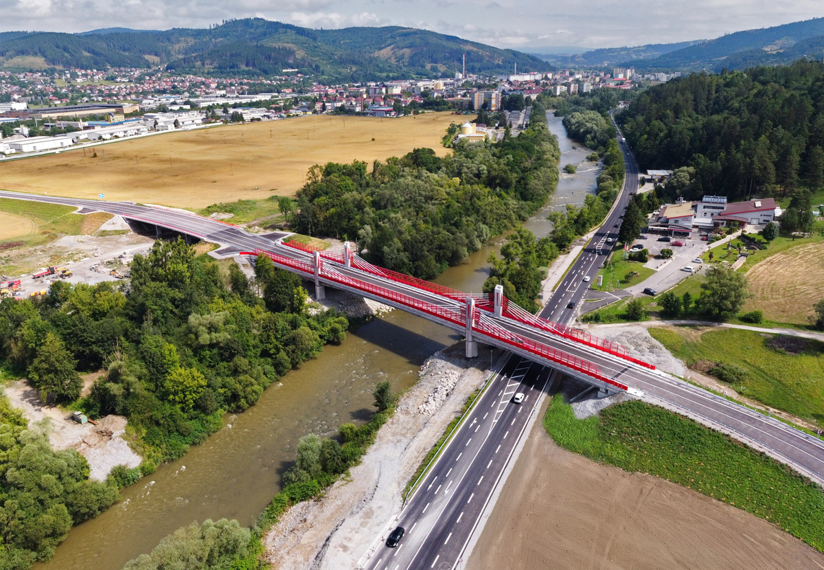 Cena za výnimočné a progresívne projektové riešenie: Privádzač k diaľnici D3 Žilina (Brodno) – Kysucké Nové Mesto