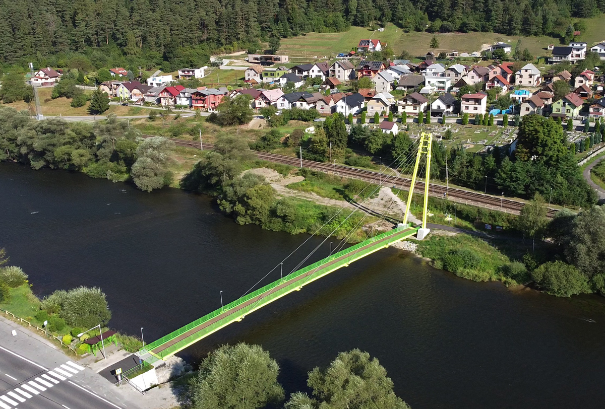 Cena Únie miest Slovenska za celospoločenský prínos v rozvoji miest a obcí Slovenska: Cyklolávka Švošov – Hubová cez rieku Váh