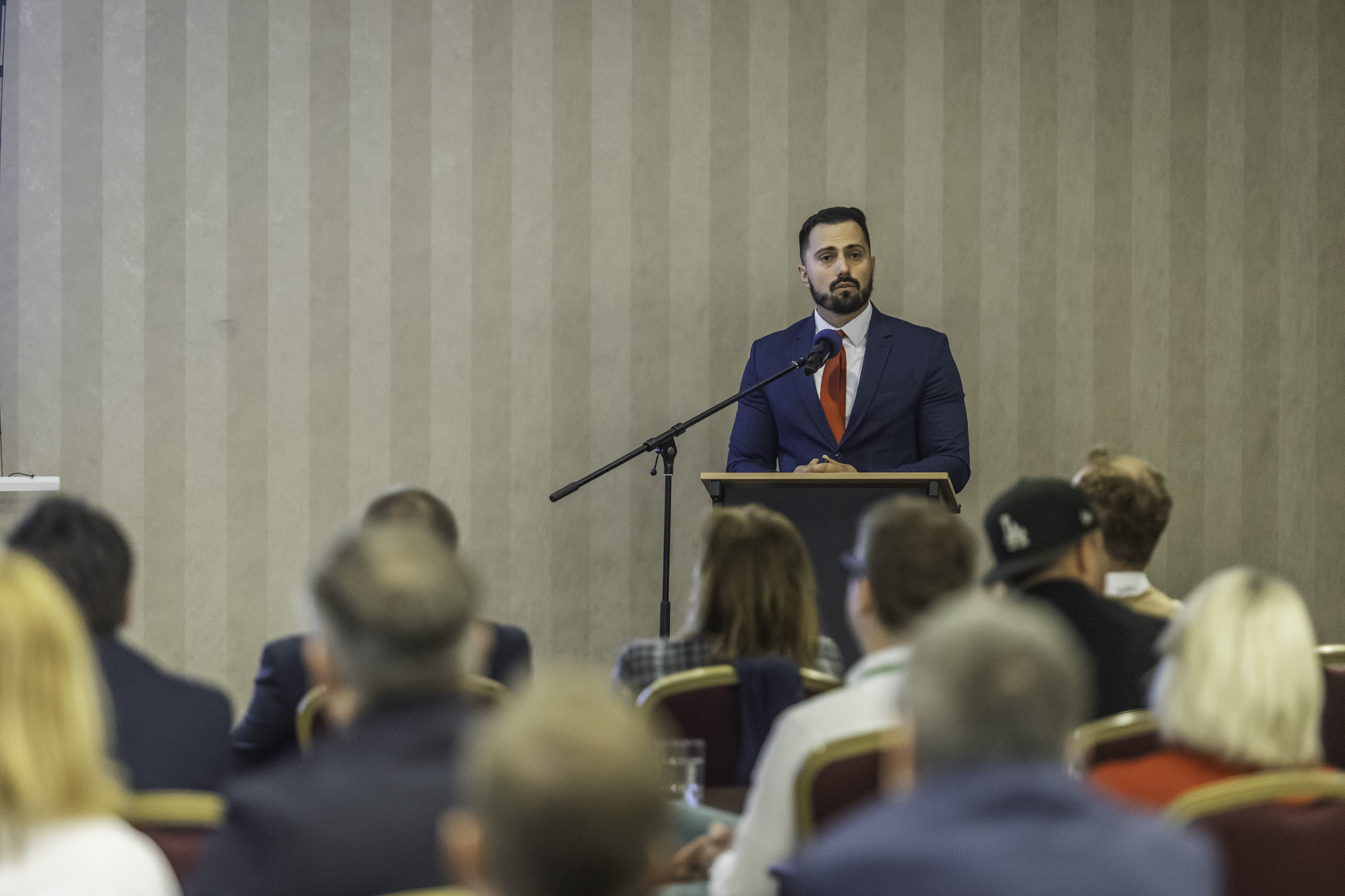 Prvý panel konferencie Development Summit 2025, Roman Skorka z Úradu pre územné plánovanie a výstavbu SR 