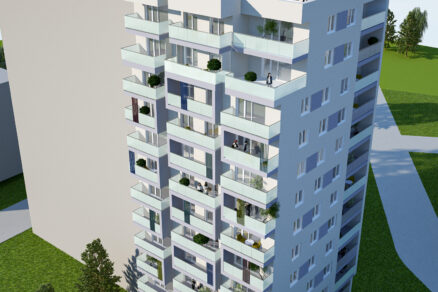 Lomená Residence Košice vizualizácia