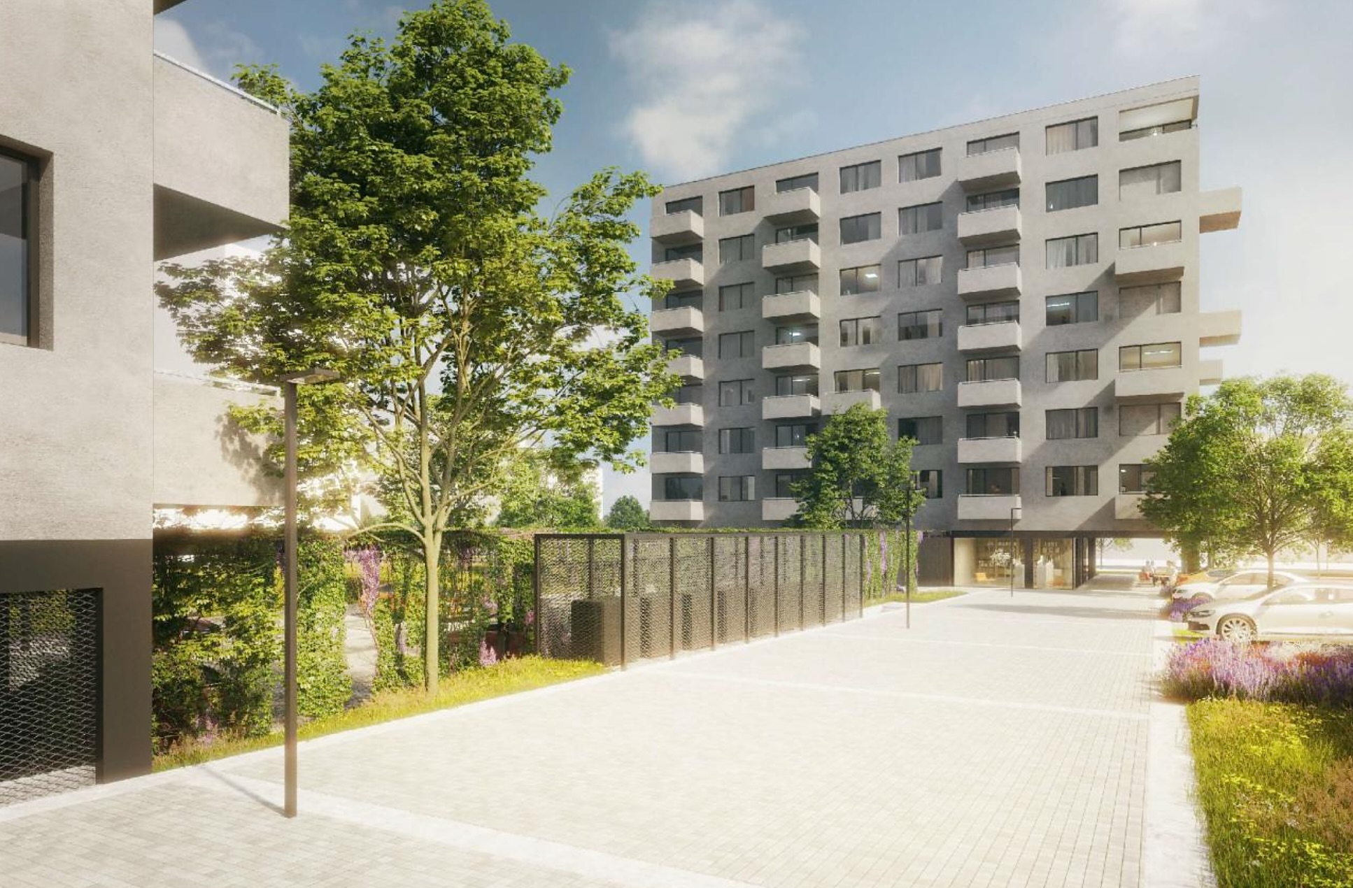 Projekt Na lúke, ktorý vyrastie na parcele vedľa starej budovy pošty