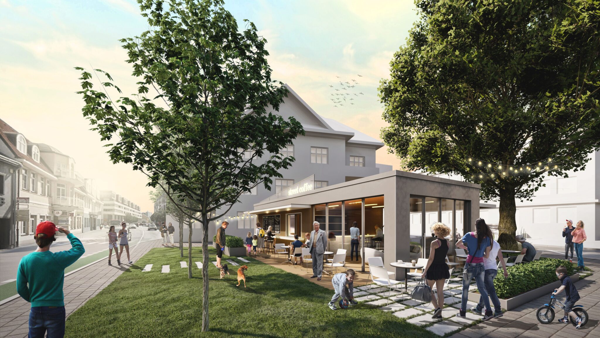 Námestie sv. Anny po revitalizácii 