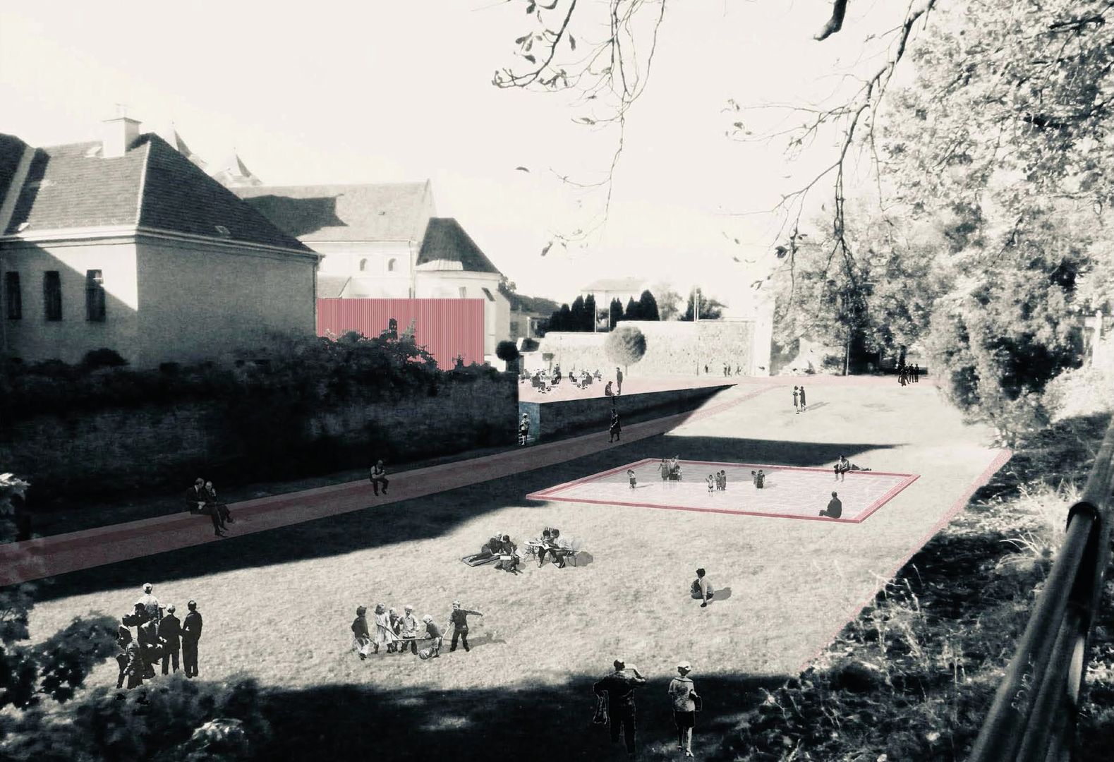 Kmeťovo stromoradie a Záhrada umenia, zerozero, 2024 – tesne pred realizáciou