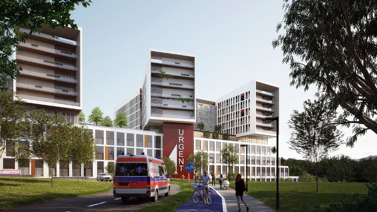 Projekt novej univerzitnej nemocnice na bratislavských Rázsochách