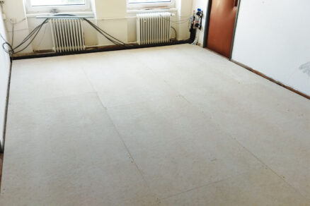 Laboratórium na testovanie veľkoplošných sálavých systémov