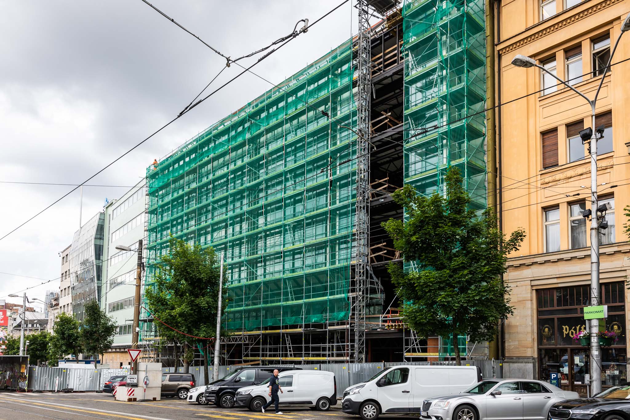 Dom odievania – stav rekonštrukcie budovy z mája 2025