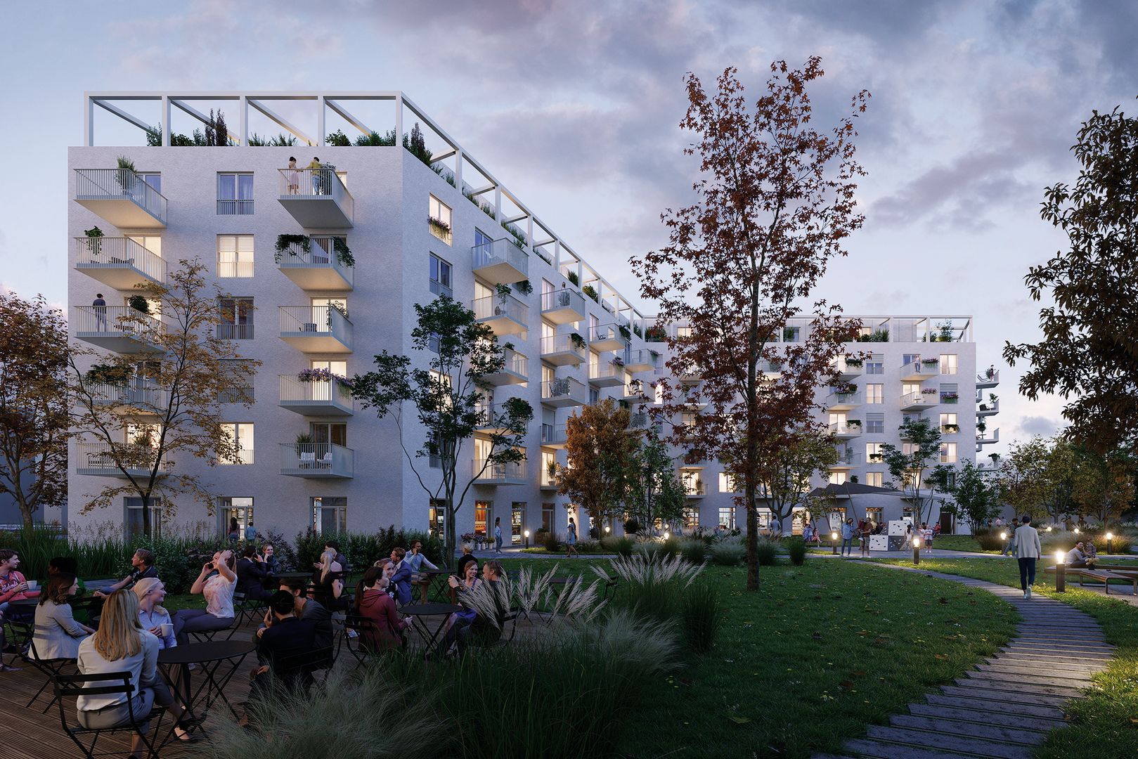 Vizualizácia projektu na Hraničnej ulici v Bratislave-Ružinove, prinesie cca 600 bytov.