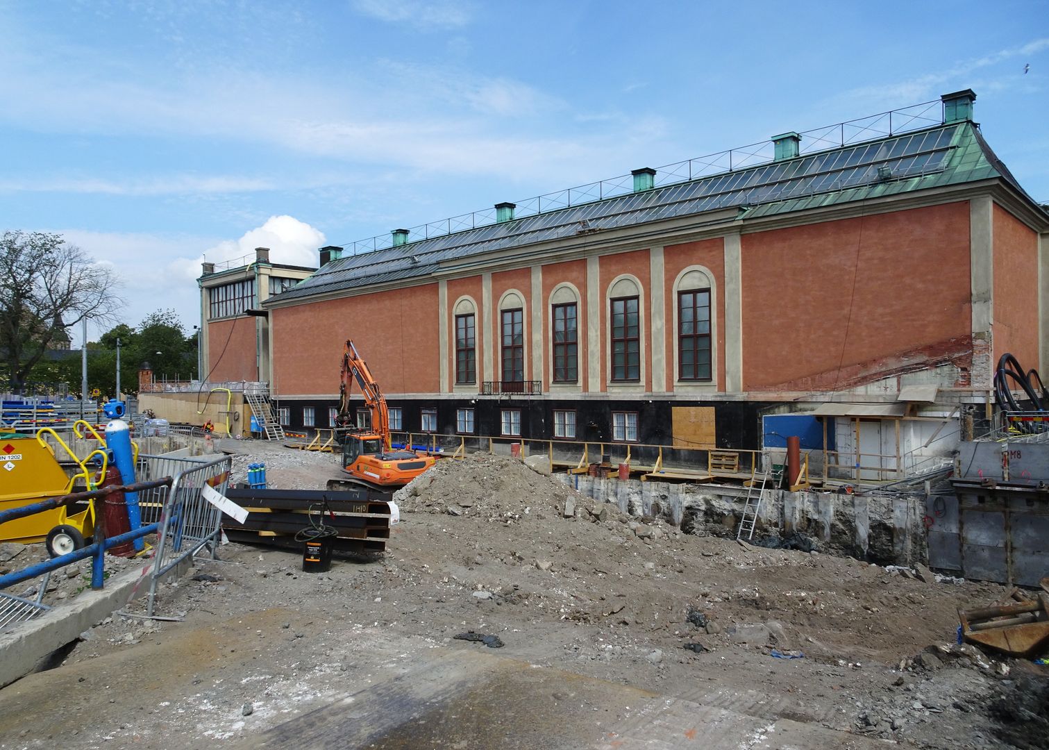 Galéria umenia Liljevalchs+ v Štokholme, začiatok výstavby