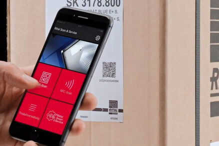 Mobilná aplikácia Rittal Scan & Service pre rýchle nastavenie a správu chladiacich jednotiek