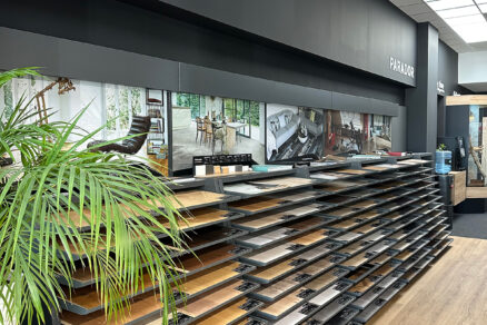 Vzorkovník drevených, laminátových a vinylových podláh Parador v showroome MODO design