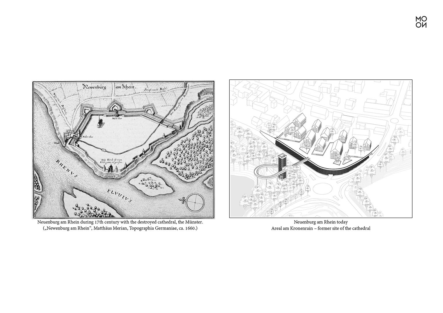 Architektonické štúdio MONO navrhlo výrazný súbor: parkovací dom, verejné priestranstvo, lávku a vyhliadkovú vežu.  