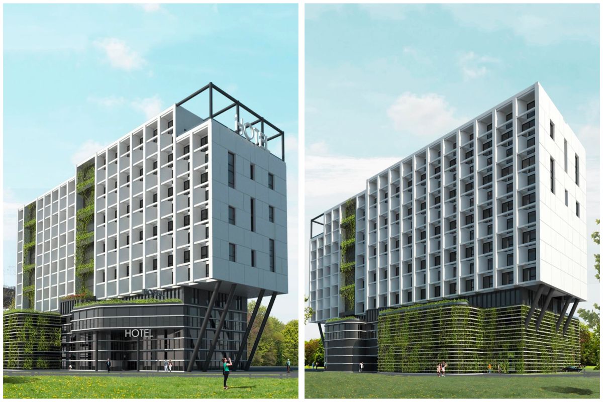 Hotel FT2, ktorý vyrastie na Prístavnej ulici vedľa prebudovaného Zimného prístavu a priemyselnej oblasti Mlynských nív