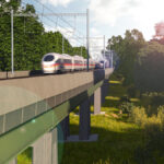 Unkovice (včetně) – Šakvice, estakáda km 26,850, Vranovický a Plačkův les
