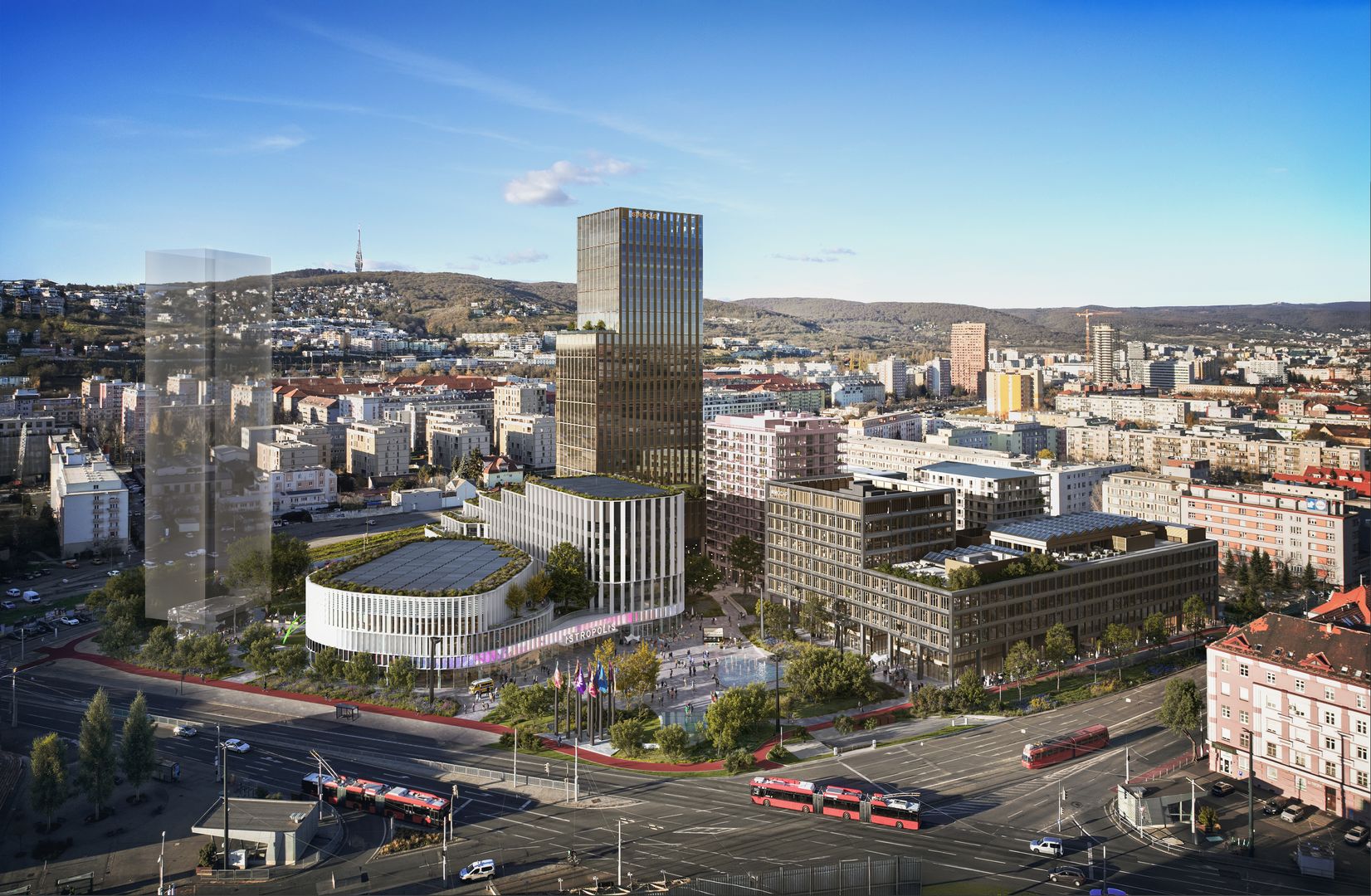 2. V prvom kroku začne developer najmä s prípravnými prácami, ktoré zahŕňajú prekládky sietí (voda, plyn, elektrina, telekomunikácie a iné), zariadenie staveniska, prípravu logistických trás, úpravu oplotenia či alternatívneho trasovania dopravy.