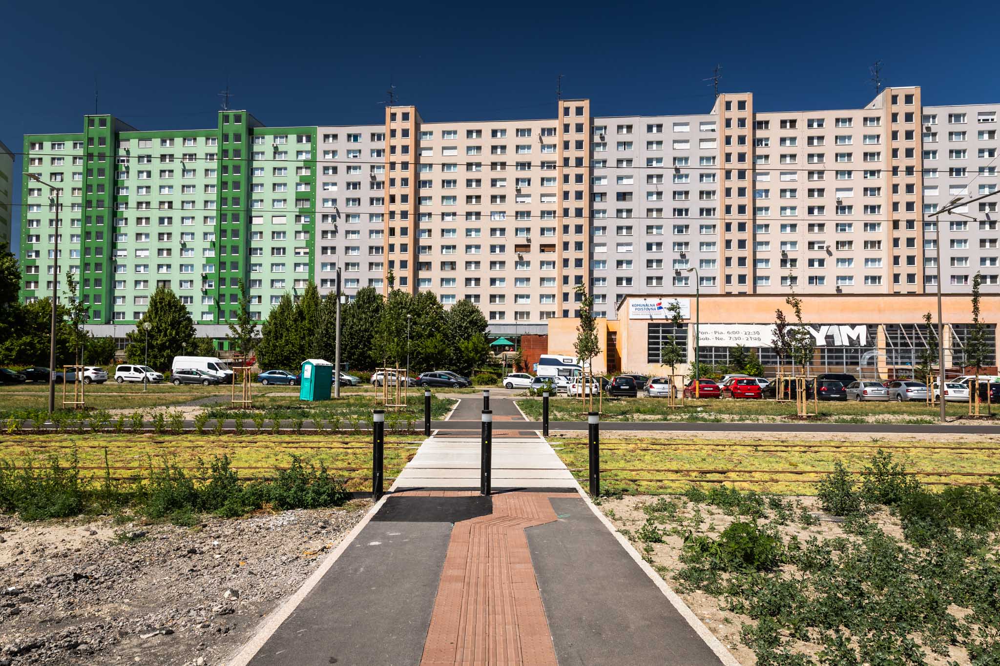 Stav električkovej radiály v Petržalke k 30. júnu 2025