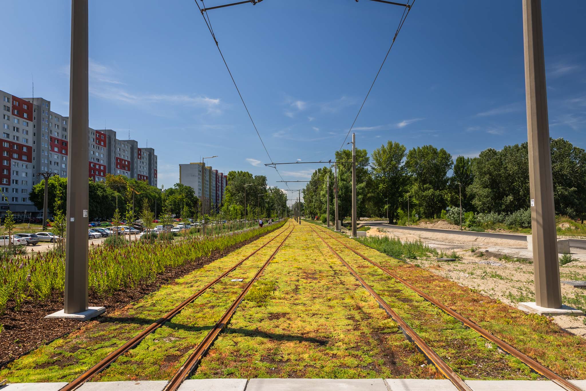 Stav električkovej radiály v Petržalke k 30. júnu 2025