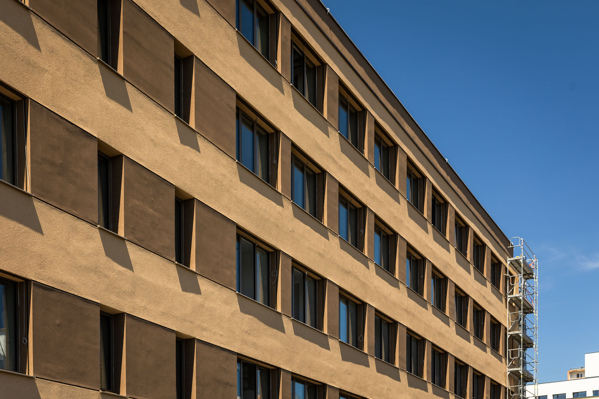 Stav rekonštrukcie budovy Zváračáku k 30. júnu 2025 - detail fasády