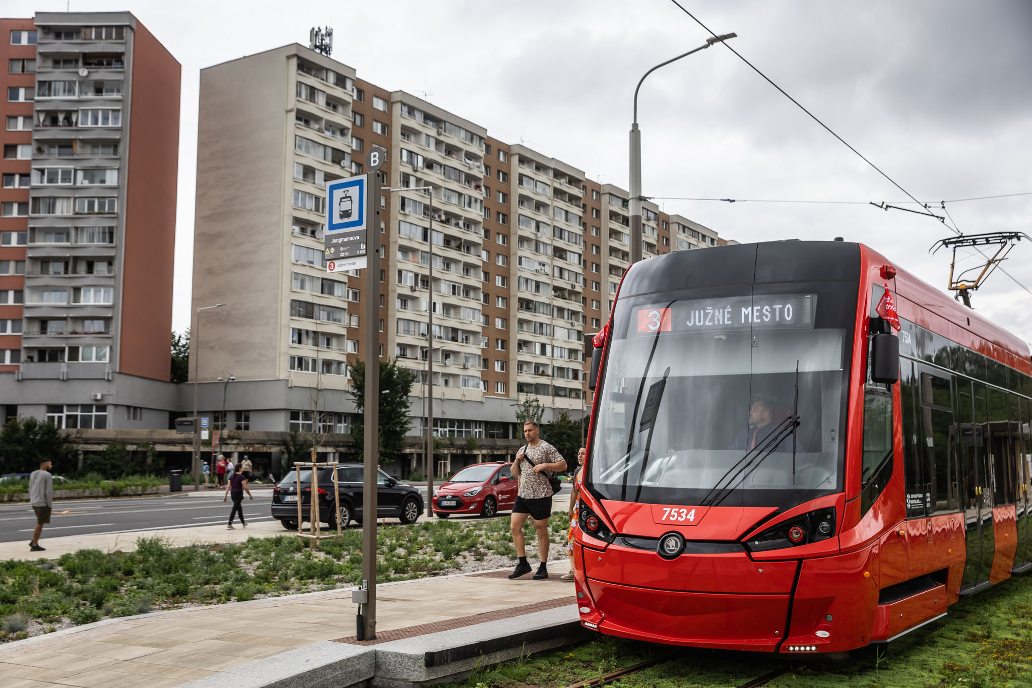 Z otvorenia električky v Petržalke, 27. 7. 2025