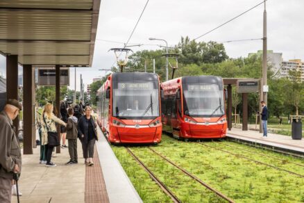 Električková linka č.3 s novou cieľovou stanicou Južné mesto v Petržalke.