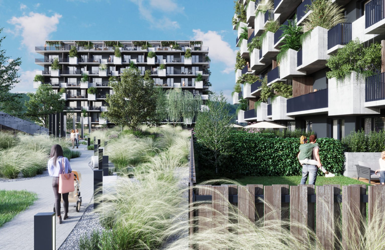 Rezidenčný projekt Kvetnica v Žiline 