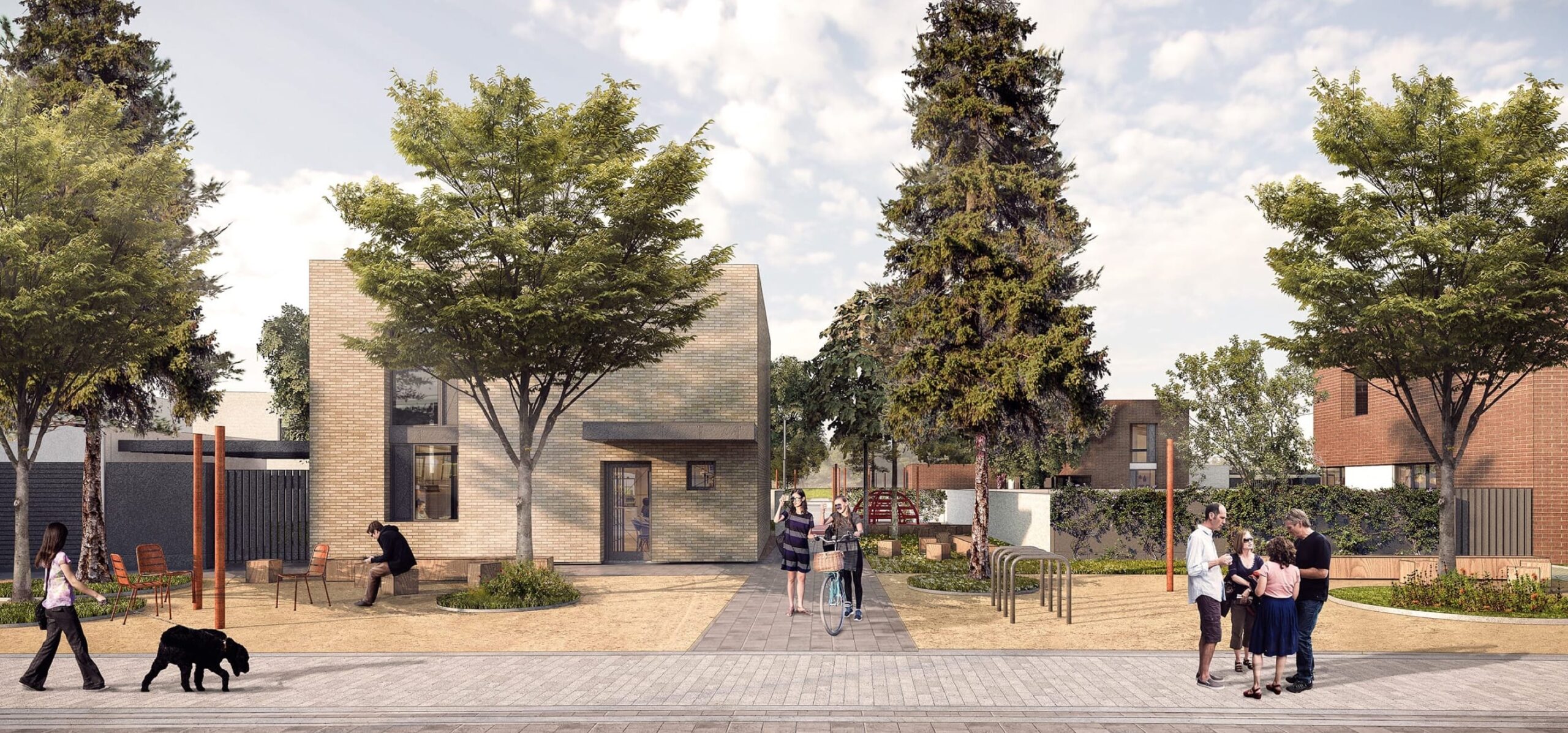 Projekt Rusovce - Sever, staršie vizualizácie architektonickej kancelárie Čechvala Architects