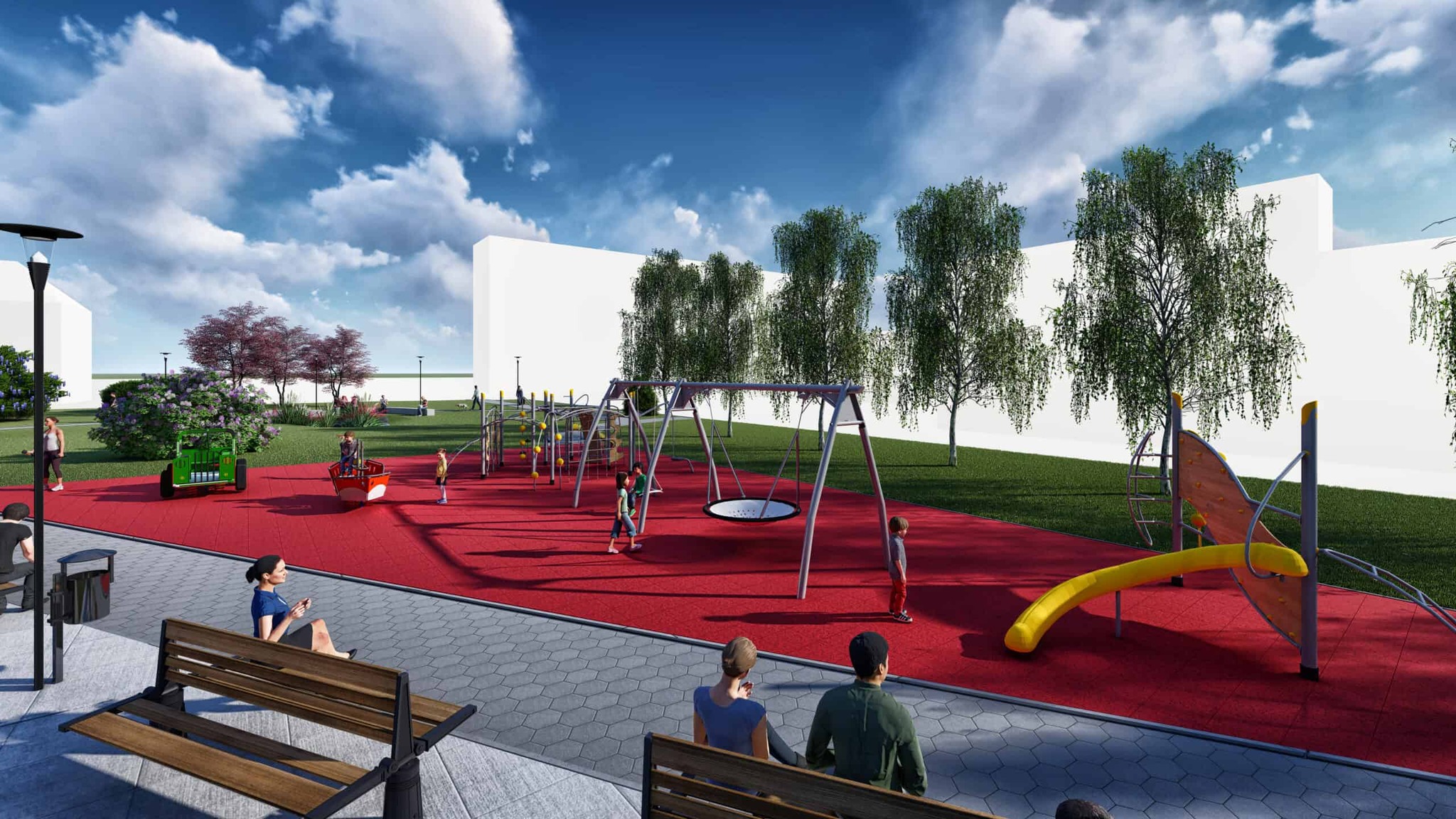 Projekt revitalizácie Tuhárskeho námestia vypracoval Architektonický ateliér Šipkovský. 